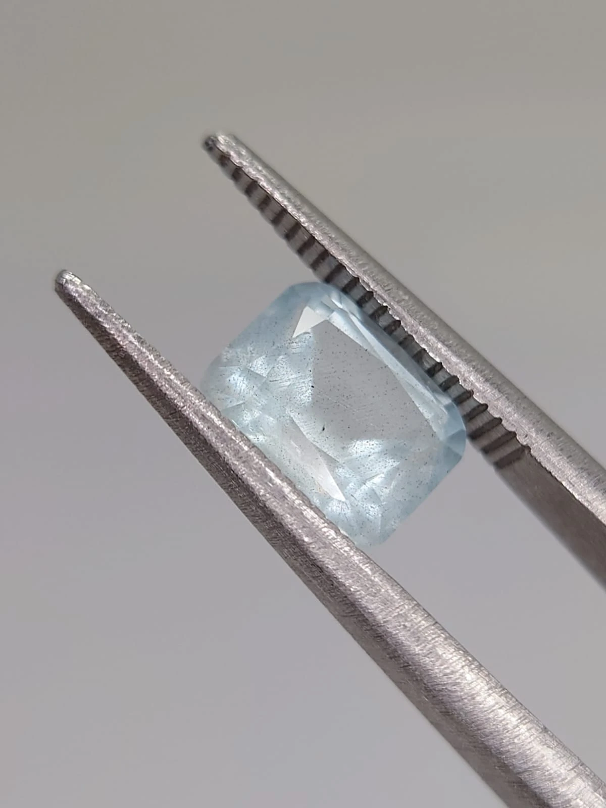 1.4ct Natural Cushion Faceted Aquamarine from Nigeria — view 4